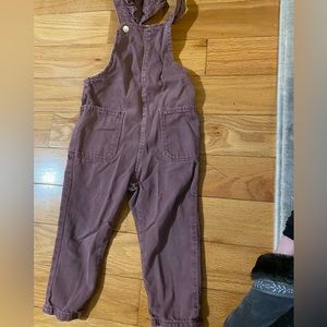 2-3 year plum Zara overalls